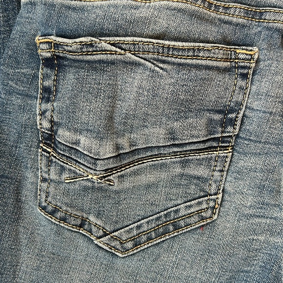 BKE Payton Mid Rise Straight Leg Denim Medium Wash Jeans 27x32 - Picture 8 of 10